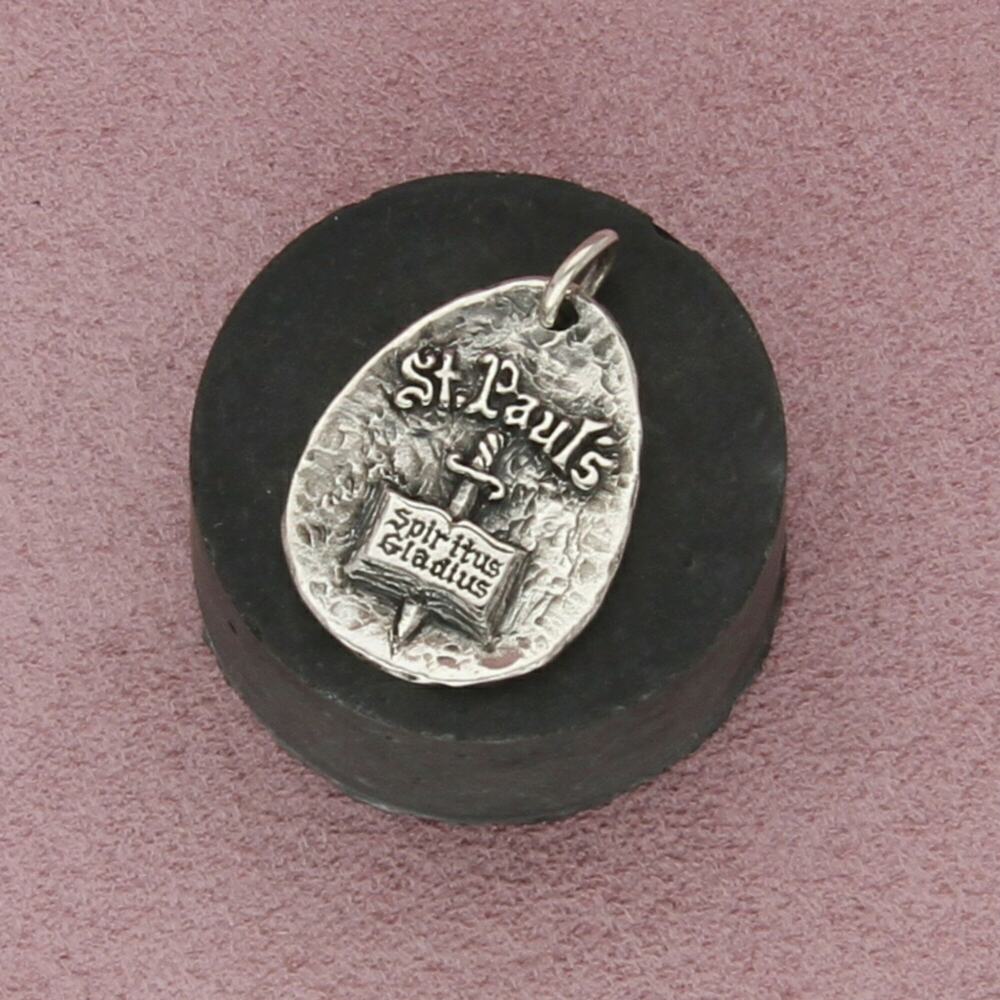 sterling silver vintage saint pauls parish pendant